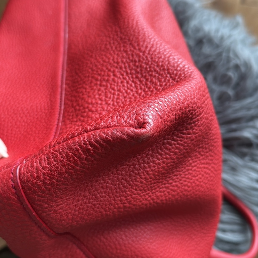Authentic Prada red leather bag🍒 - Picture 14 of 14